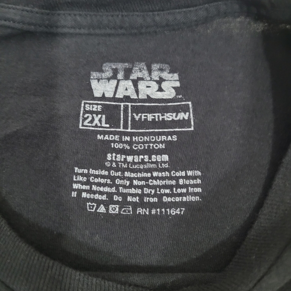 Star Wars Mandalorian Graphic Tee T-shirt Mens 2XL Pop Culture Streetwear Shirt - Picture 8 of 9